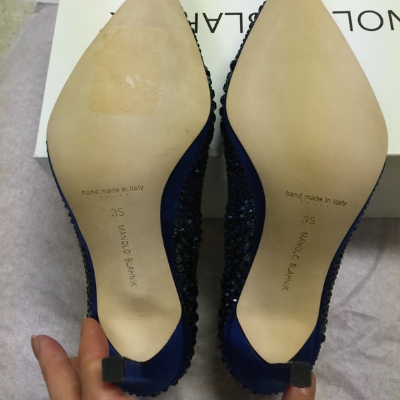 NIB Manolo Blahnik BB Crystal 105mm Pump, 35/5 - Picture 6 of 7